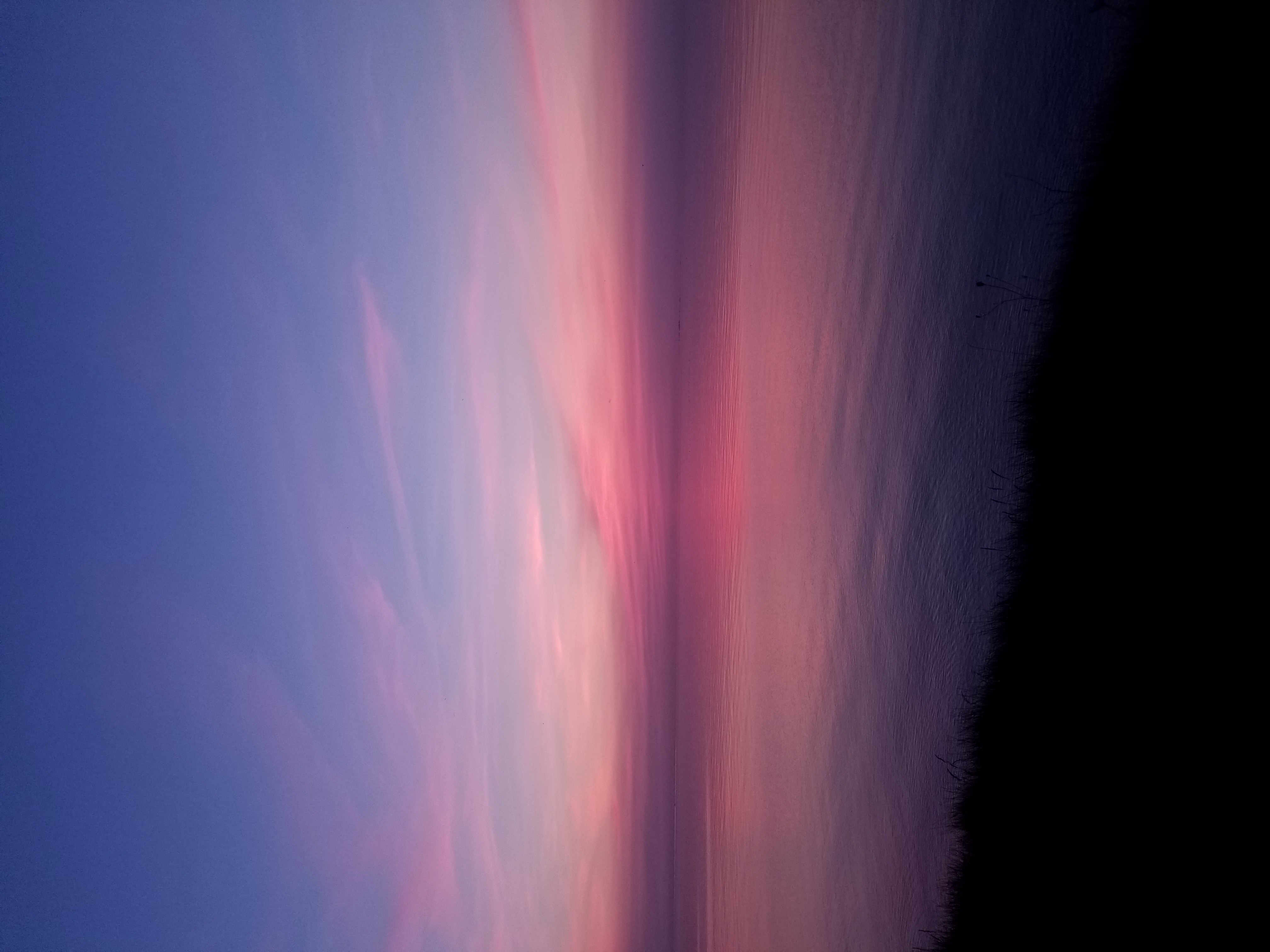 Purple sunset in New York
